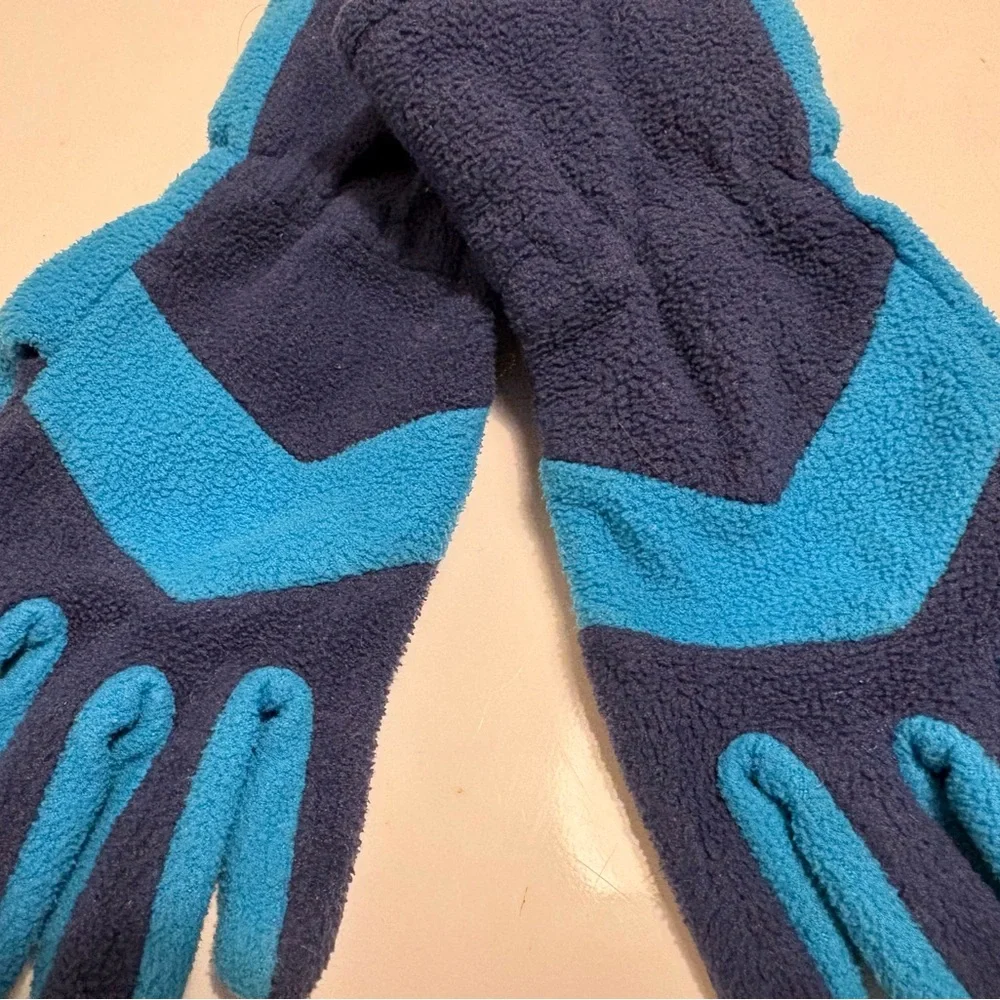 Target Kids Fleece Glove - Navy and Teal